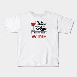 Wine Humour Kids T-Shirt